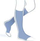 Bas de contention pieds ouverts